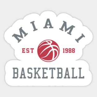 Miami Basketball Club Sticker